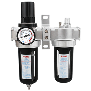 山耐斯油水分離器空壓機(jī)氣泵吹塵用氣源處理器過濾器油霧器二聯(lián)件